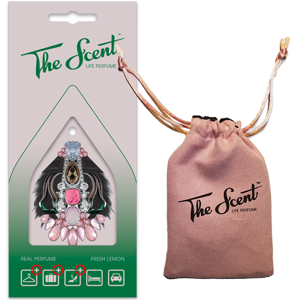 The Scent™ – Life Perfume | Fresh Lemon card and ribbon